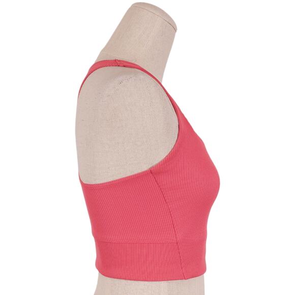 The North Face Ruby Hill Rib Knit Tank Coral Pink Sz Extra Small - Picture 4 of 10